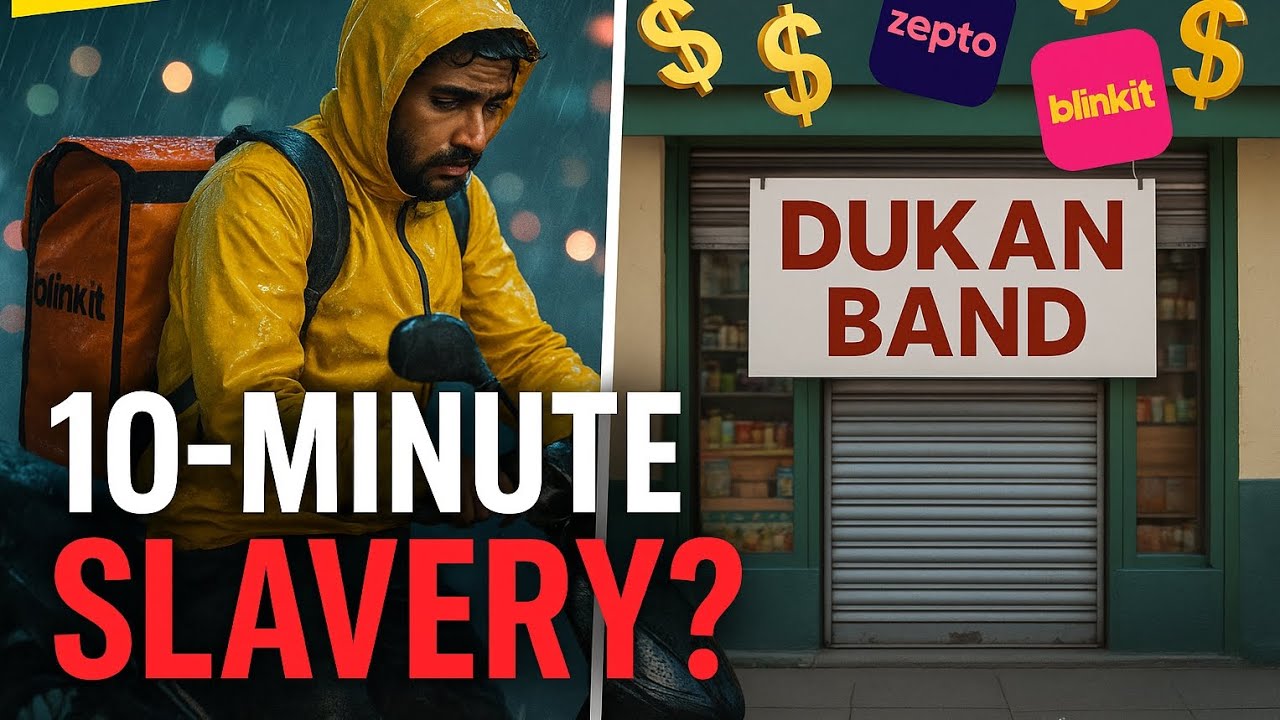 The Dark Truth of 10-Minute Slavery: Blinkit & Zepto Retail Collapse | Modern Slavery Exposed