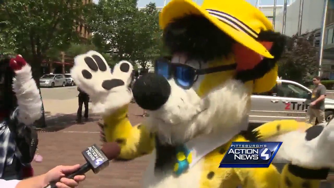 Raw video: Furries on the streets of Pittsburgh