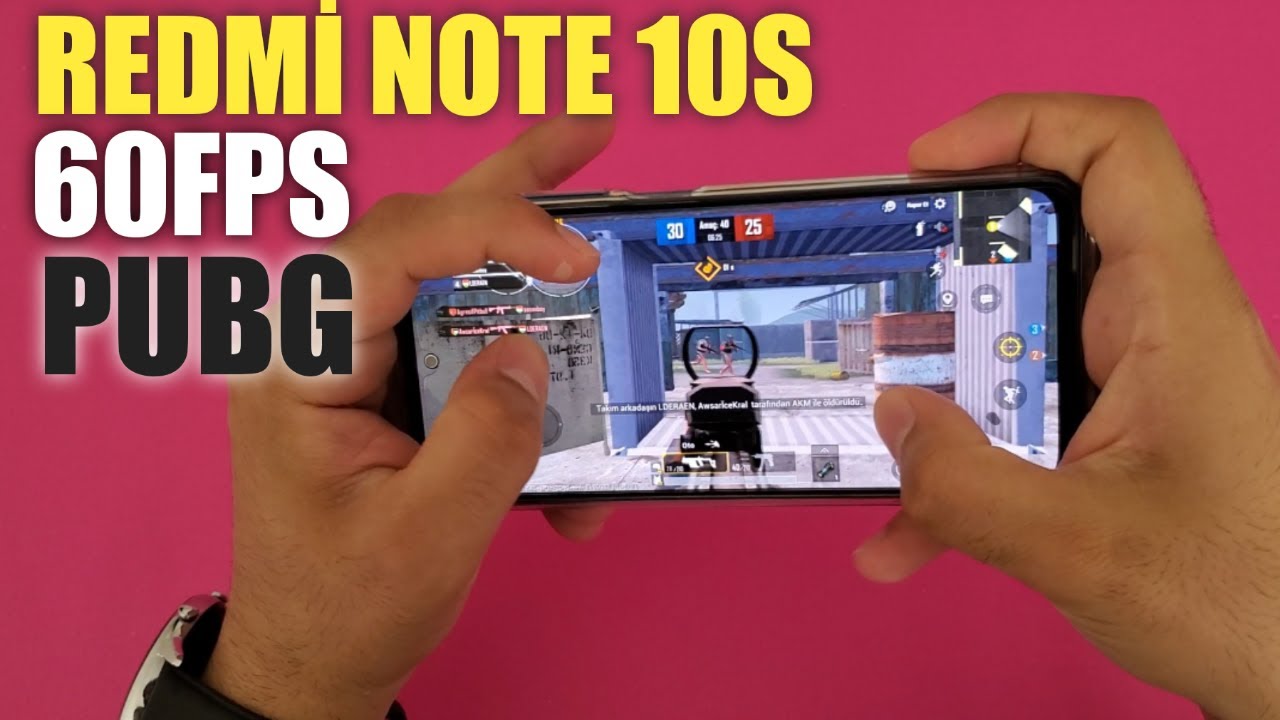 Redmi Note 10S ile PUBG Mobile oynadım!! /Sorunsuz Jiroskop