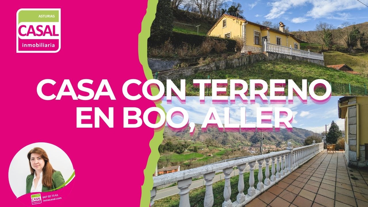 CASA CON TERRENO EN BOO, ALLER