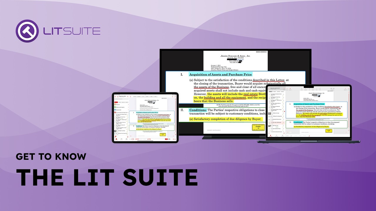 Get to know... The LIT SUITE | Essential Tools for Litigation Teams