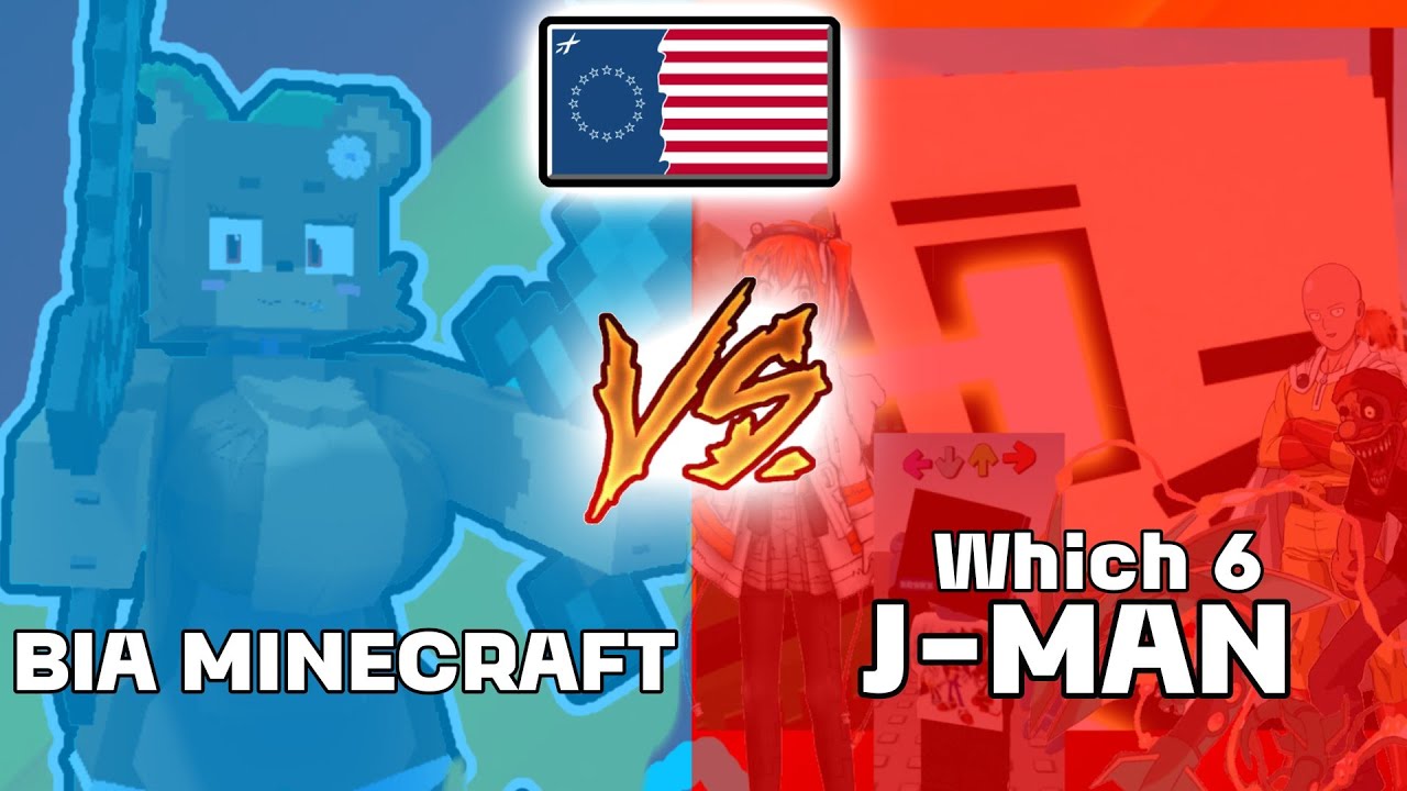 ( BIA MINECRAFT VS J-MAN ) WHICH 6 II DAGGER PVP! LIKES IN ROBLOX!  