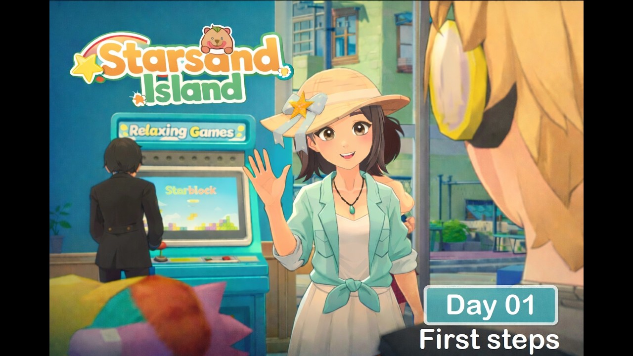 Starsand Island – Day 1 | First Day, First Steps & Crafter Life 🌴 Cozy Gameplay (No Commentary)