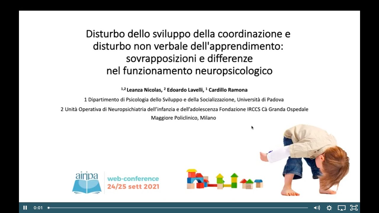 Disturbo dello Sviluppo della Coordinazione e Disturbo dell’Apprendimento Non Verbale....