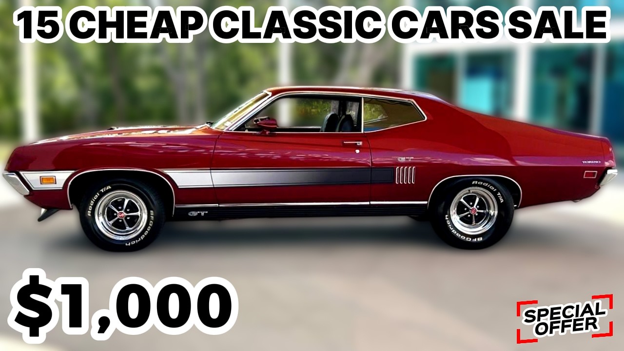 15 Old Cars for Sale Cheaply by Owners