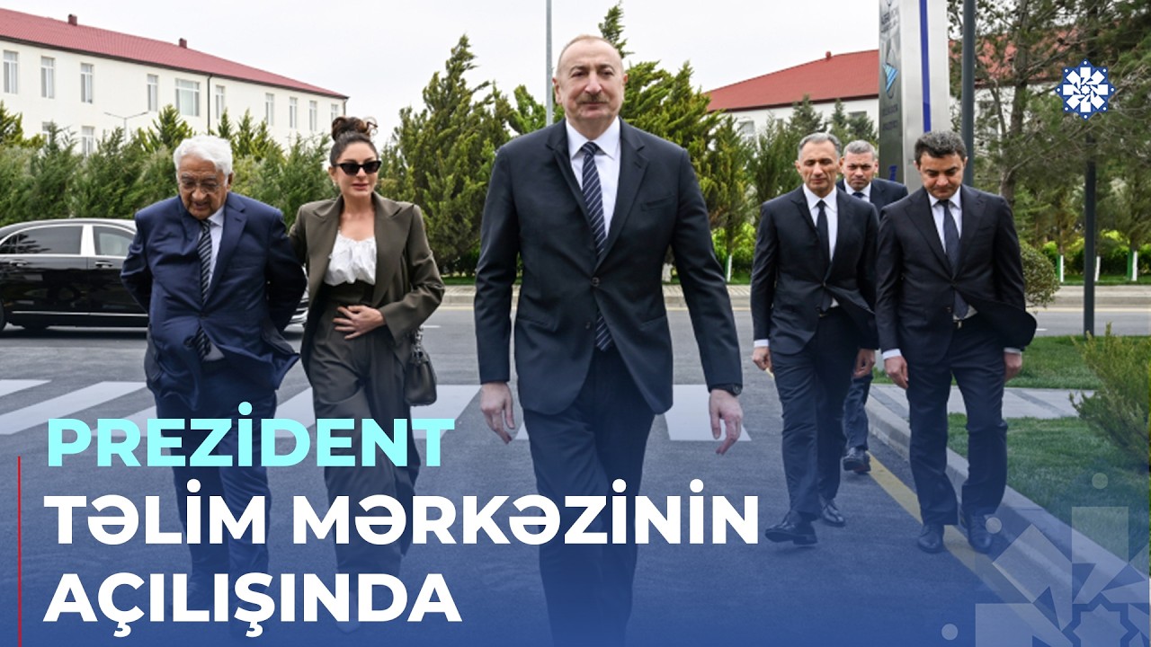 Prezident Milli Aviasiya Akademiyasında Beynəlxalq Təlim Mərkəzinin a&ccedil;ılışında iştirak edib
