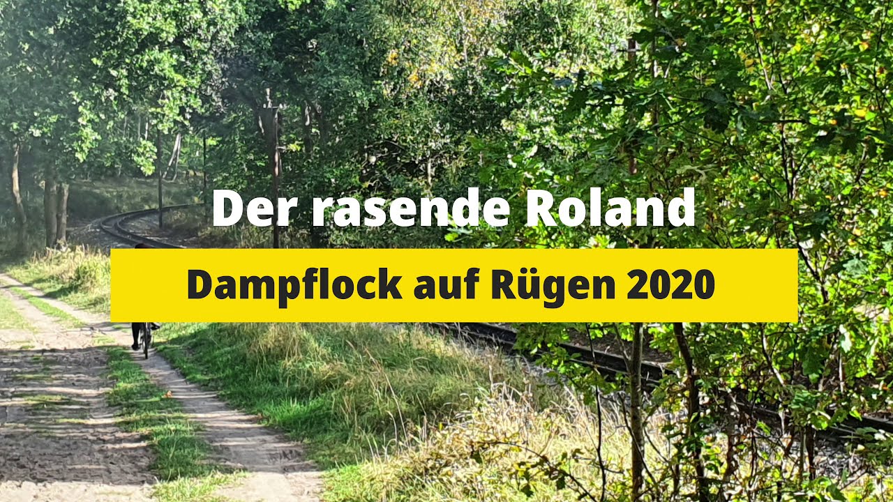 Der rasende Roland - Dampflock auf Rügen im Herbst 2020