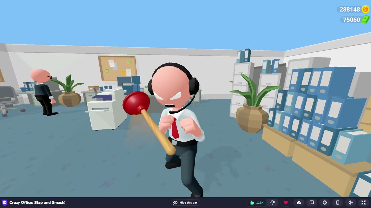 I'm Playing Crazy Office On Crazy Games: Part 1