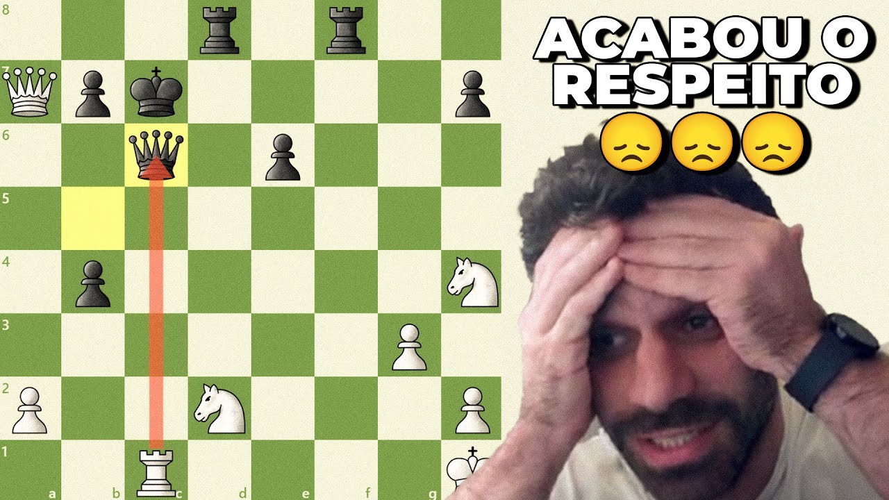 O m&iacute;nimo de respeito n&atilde;o faz mal no XADREZ! Em busca do Top100 #165