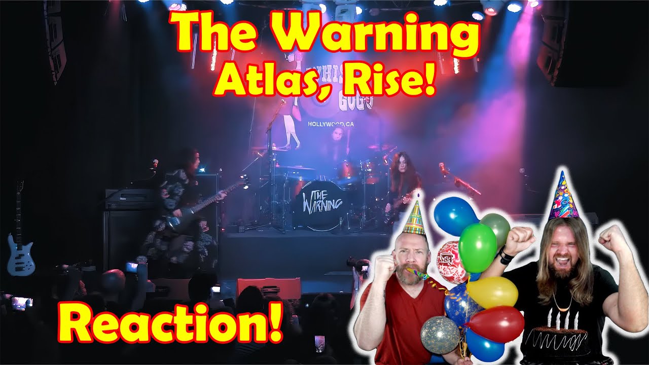 Musicians react to hearing The Warning covers Metallica's Atlas Rise!