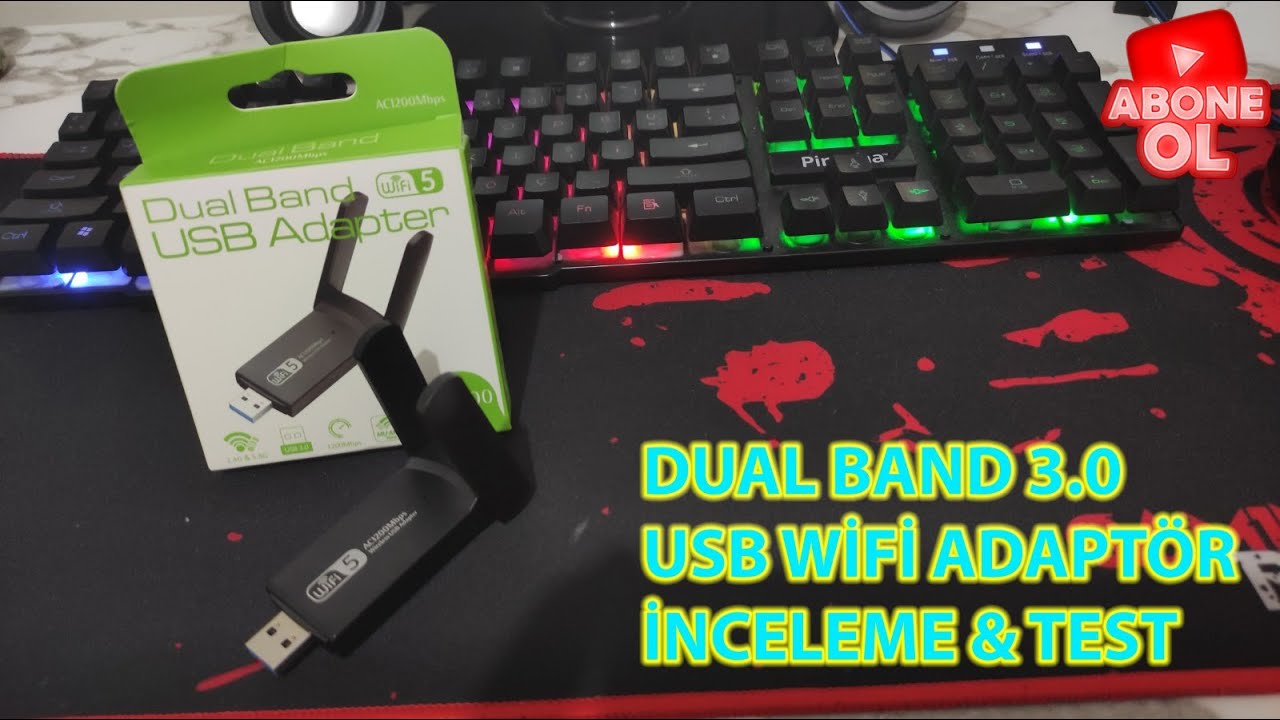 DUAL BAND USB 3.0 WİFİ ADAPTÖR İNCELEME & TEST