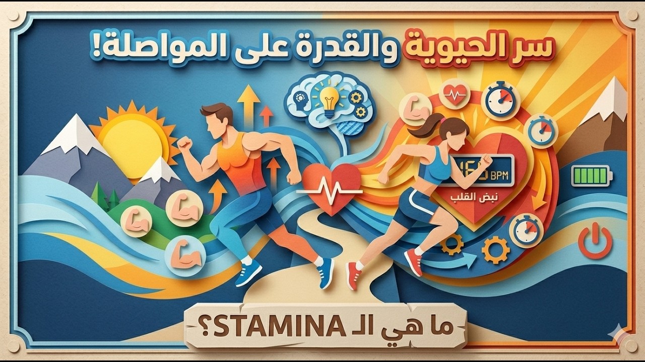 كيف تزيد الحيوية (Stamina) وتخلي طاقتك تدوم طول اليوم 💪⚡