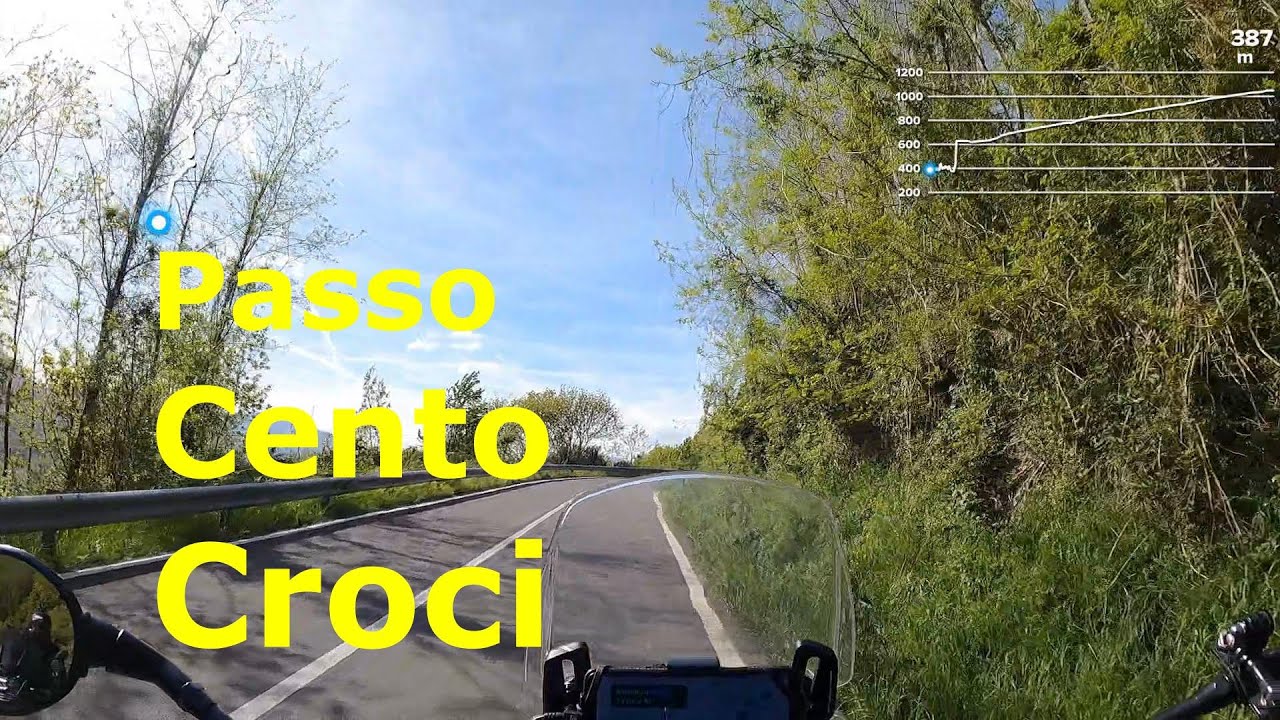 Passo Cento Croci moto Tiger 900 rally pro 28-04-2024