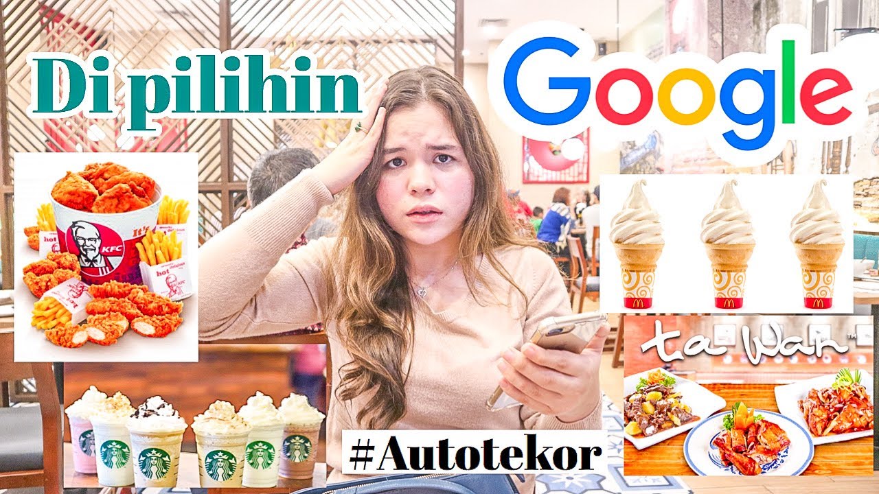 GOOGLE milihin makananku 24 Jam!! #AUTOTEKOR | Sarina Nielsen