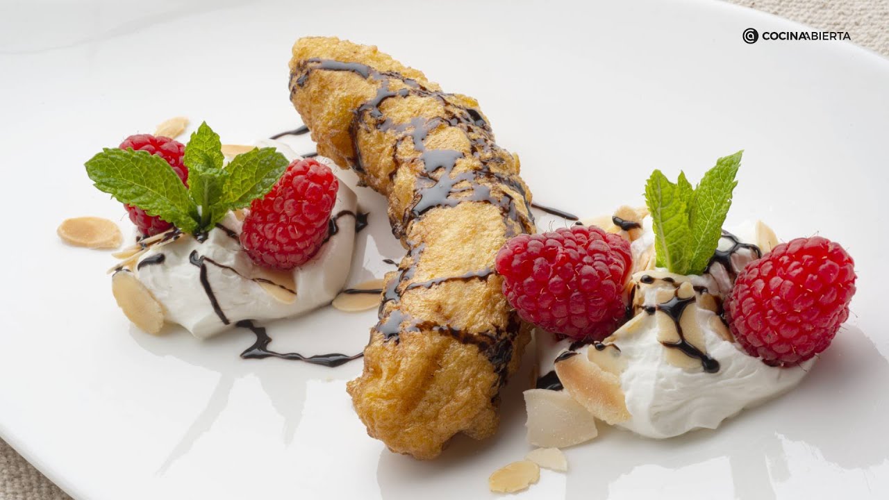 Plátano frito, un postre no tan clásico que te sorprenderá