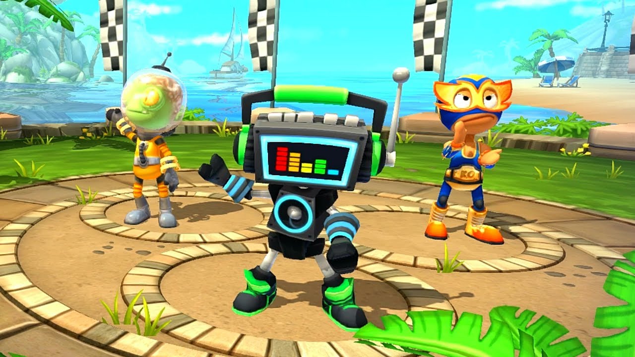 Beat Bot Vs B'zorp Vs El Zipo | Beach Buggy Racing 2 IA #35