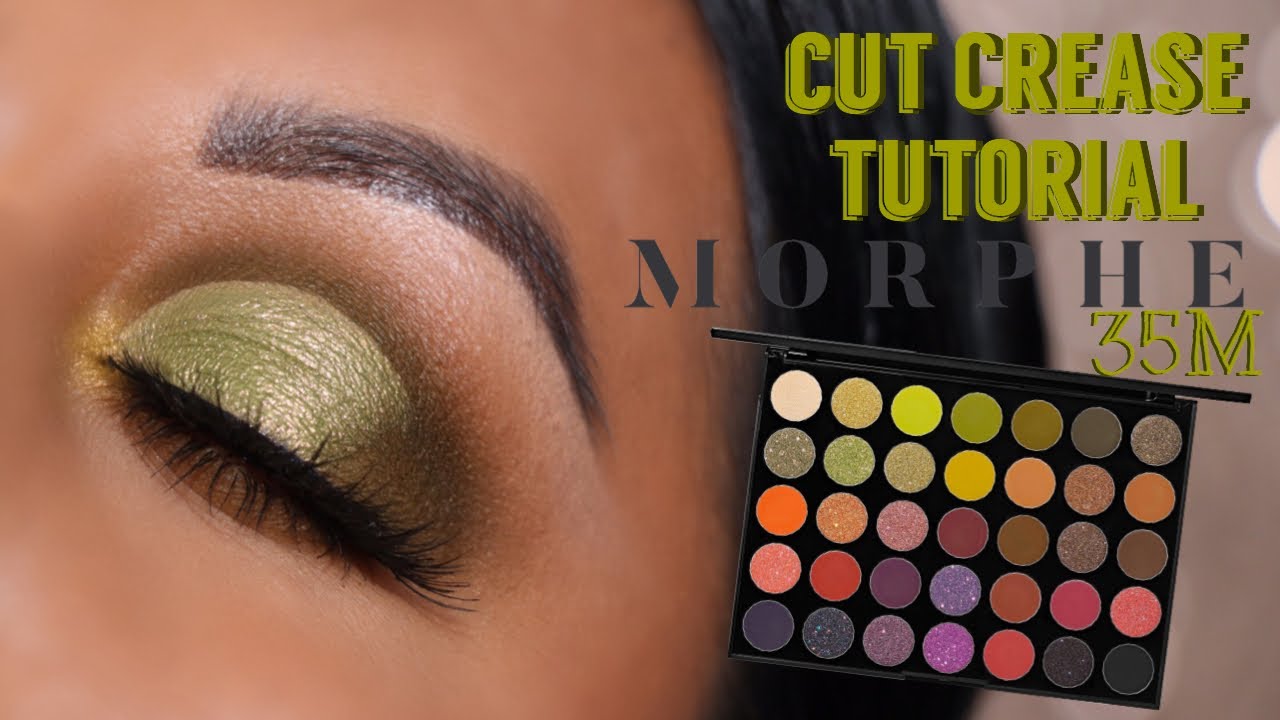 Green Cut Crease Using Morphe 35M Palette