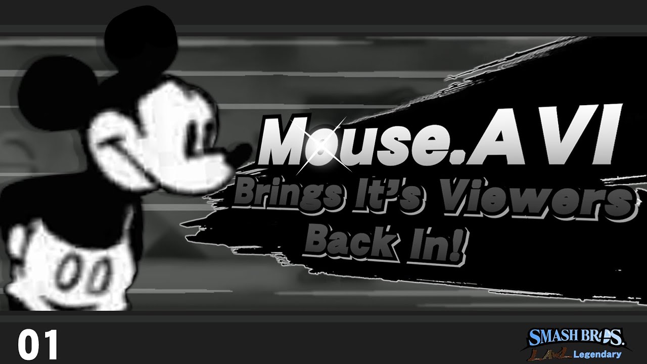 Smash Bros Lawl Legendary Character Moveset: Mouse AVI