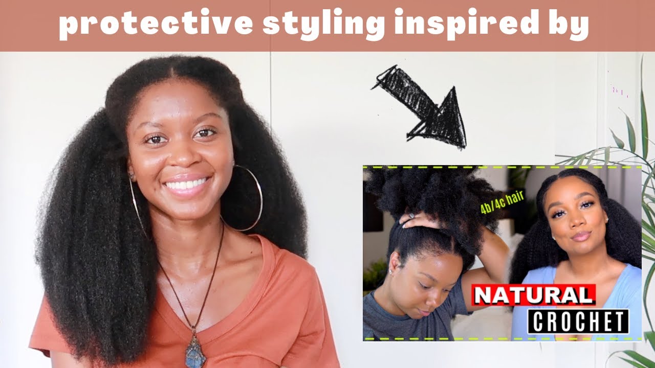 protective styling inspired by jai marii // natural hair