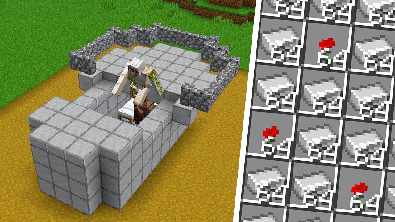 Minecraft Iron Farm 1.21.11+ - BEST DESIGN