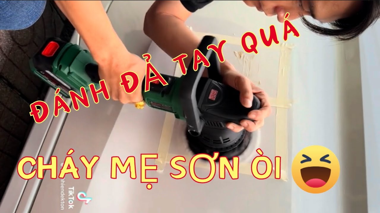#review Máy Đánh Bóng #dekton Siêu Mạnh Luôn / Bao Đè Ko Đứng ;)) / AE KO LÀM THEO CLIP NHA ;))