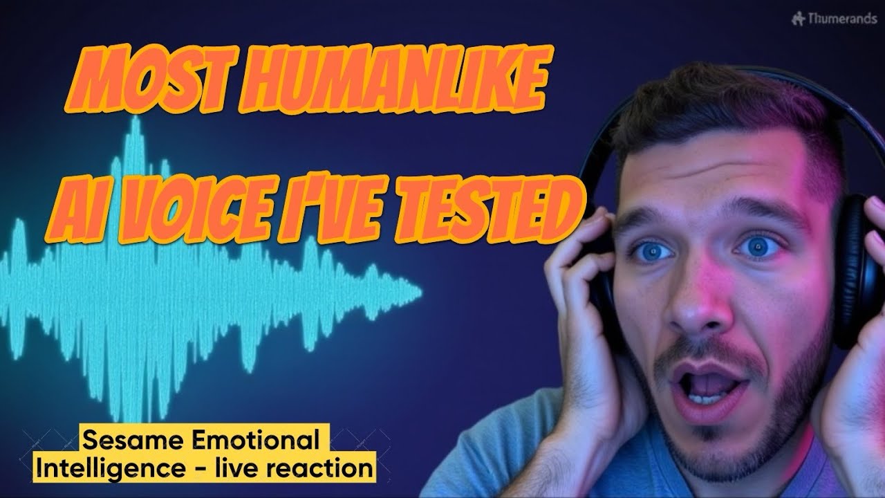 This is the most human-like AI voice I've talked to! My Blind reaction to Sesame voice models