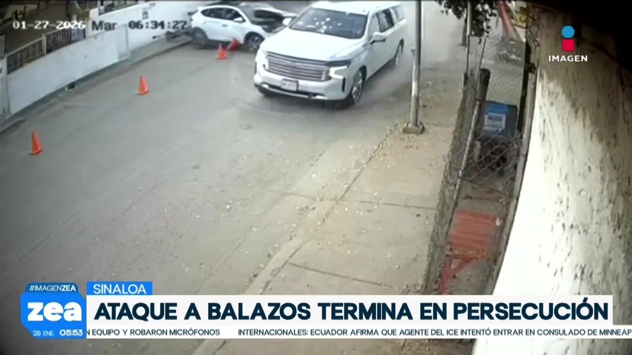 Ataque a balazos termina en persecuci&oacute;n en Culiac&aacute;n, Sinaloa | Noticias con Francisco Zea
