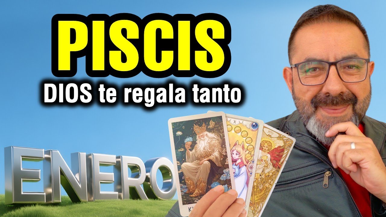 Piscis ♓️ 3 MILAGROS en enero. &iexcl;DIOS M&Iacute;O! Tanta ABUNDANCIA total 🔮 TAROT mensual
