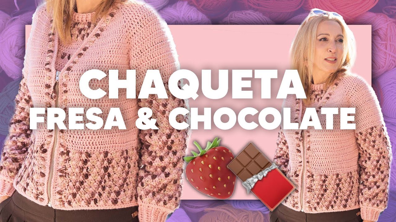 Como tejer una CHAQUETA A CROCHET 🍫🍓 Súper Fácil en TEJER ES DE GUAPAS