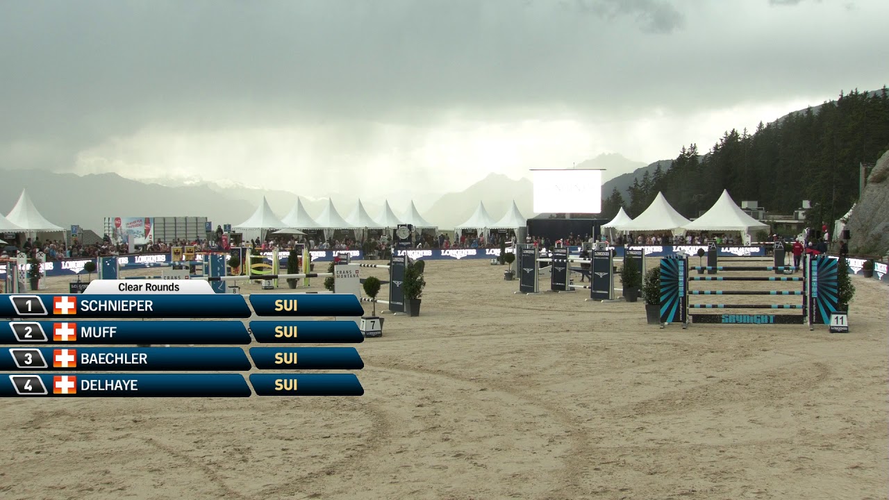 Ep17 Grand Prix Longines 150  Damien Dixon sur Quelqu'un des Mets Crans Montana