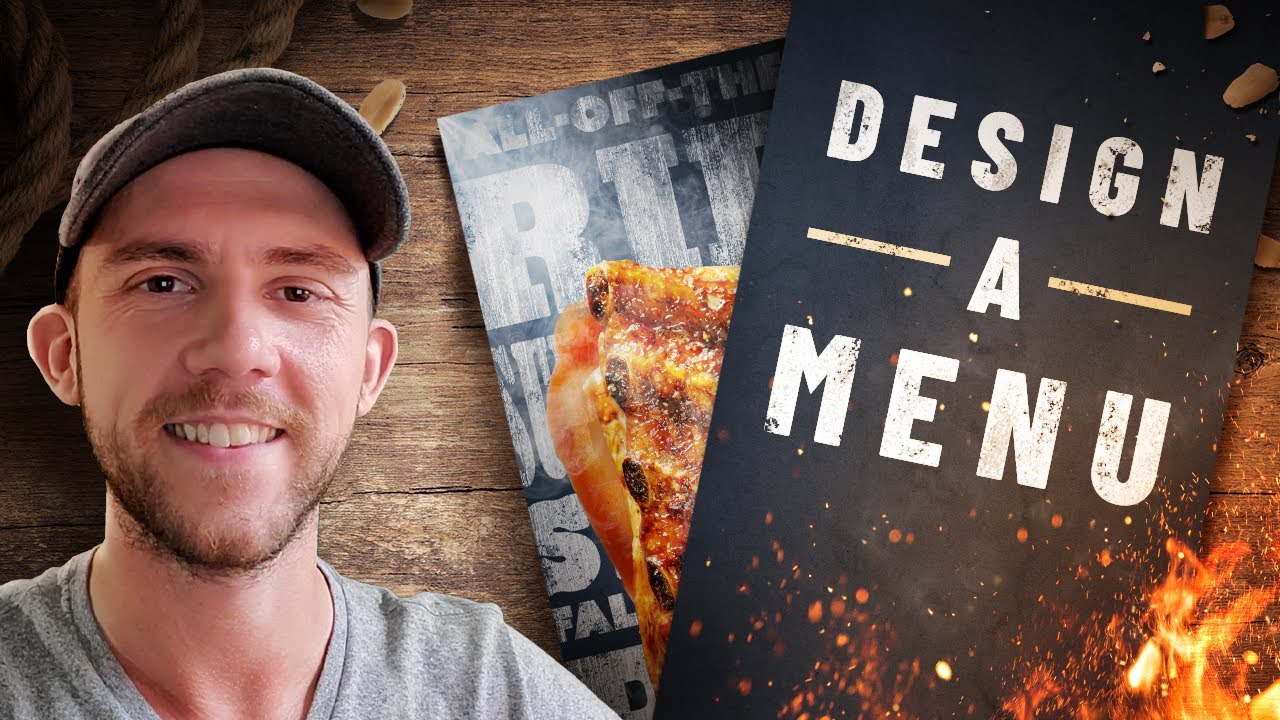 Дизайн меню ресторана | Уроки по Photoshop и Illustrator