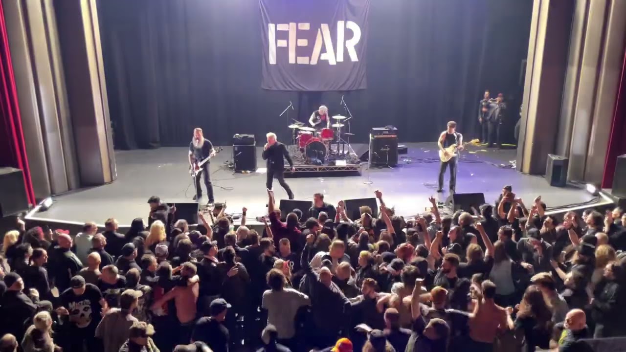 FEAR “I Love Livin’ In The City” Live at The Vogue Theatre, Vancouver BC, April 21, 2023.