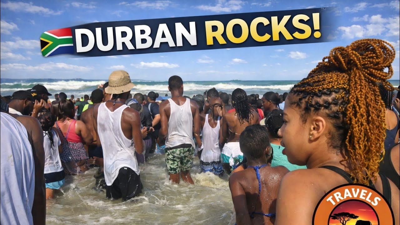 Durban Rocks! 🇿🇦 | A Busy Day at the Beach