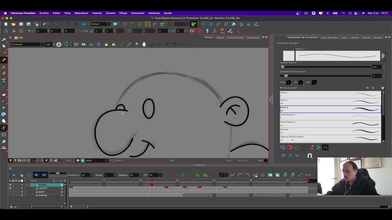 CÓMO HACER CLEAN Y PAINT EN TOON BOOM HARMONY 21 | Francisco Cortés