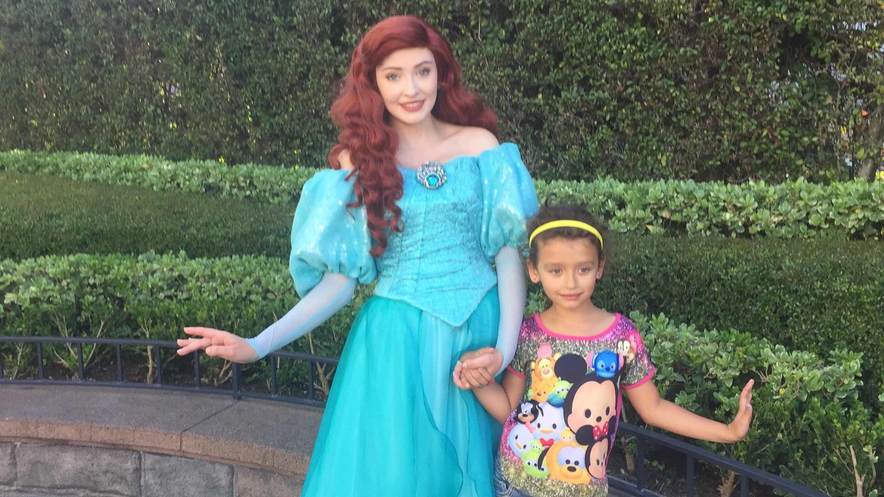 Meeting Ariel at Disney
