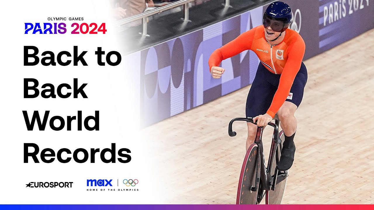 🇦🇺 Richardson breaks WORLD RECORD only for Lavreysen 🇳🇱 to break it again moments later 🤯 #Paris2024