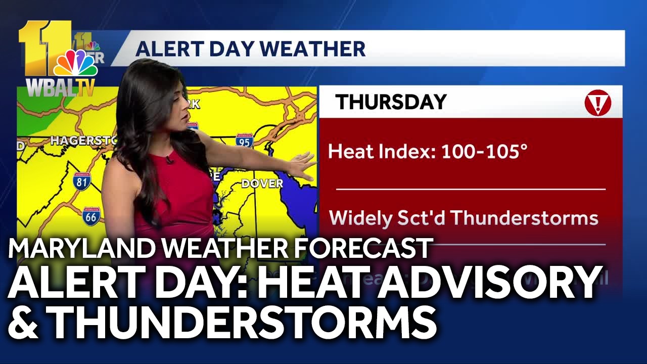 ALERT DAY: Dangerous heat and strong storms possible Thursday
