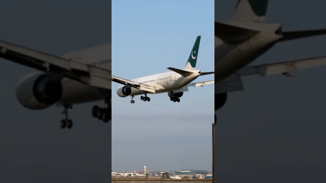 @pakistaninternationalairline @Boeing #777 landing @ @TorontoPearson from #Karachi #pakistan