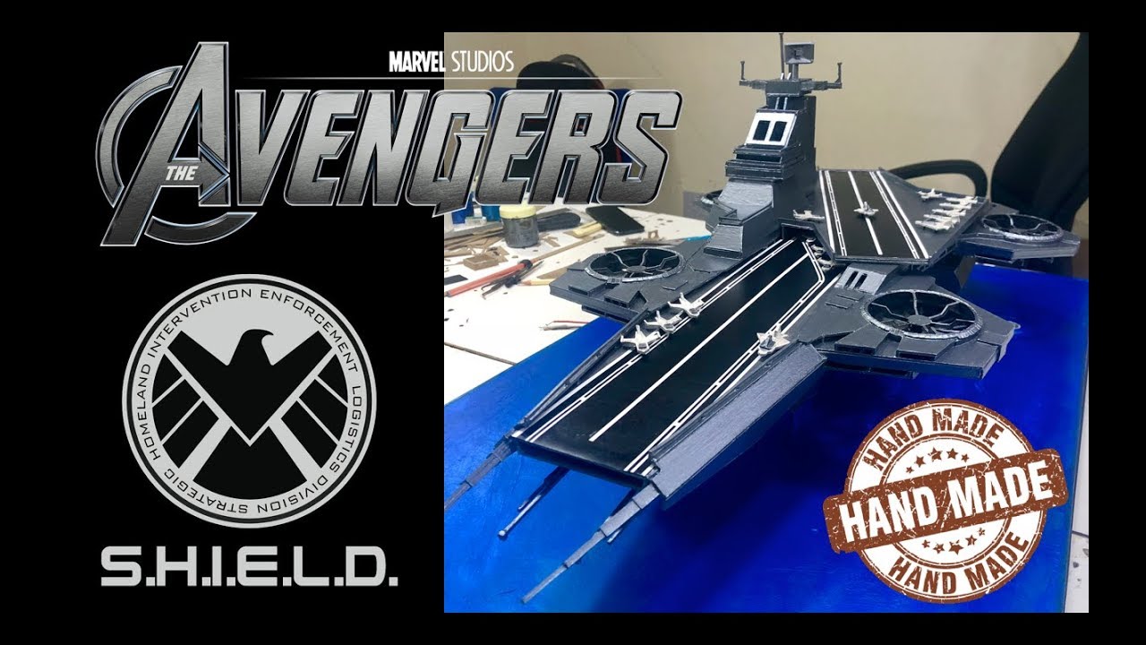 Building the SHIELD Helicarrier From Scratch – Timelapse Marvel Model #HelicarrierBuild #MarvelCraft