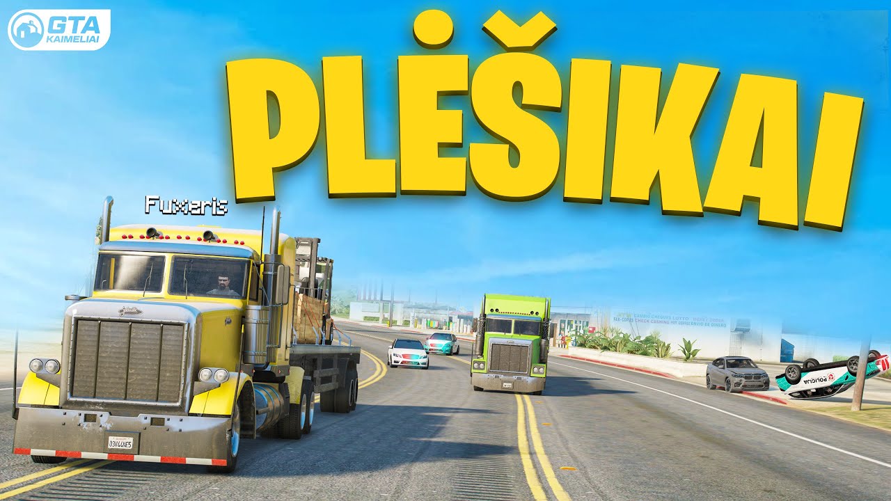 KONTRABANDA IR PLĖŠIKAI? GTA ROLEPLAY LIETUVIŠKAI (GTA Kaimeliai.LT)