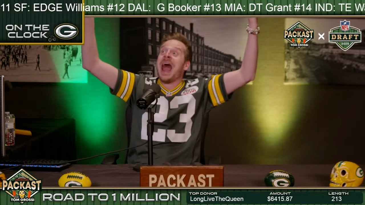 A Packers Fan's Live Reaction to Drafting Matthew Golden