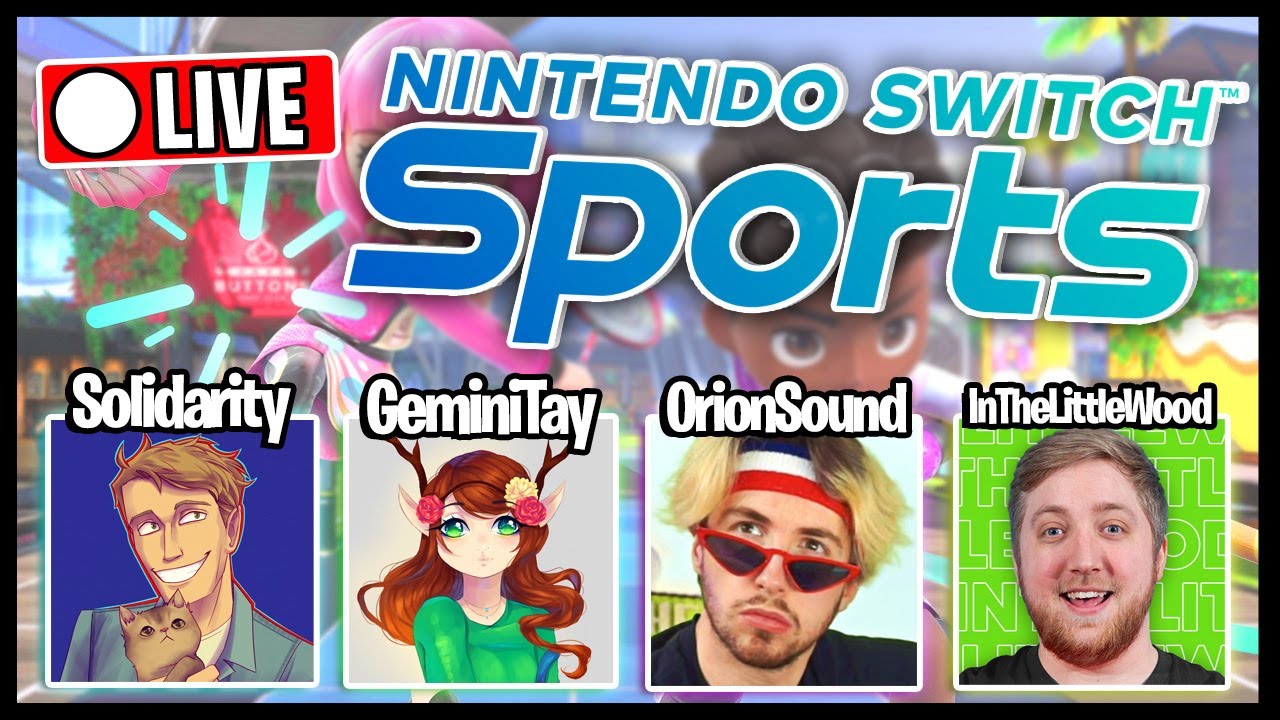 PLAYING NINTENDO SWTCH SPORTS!! Ft. GeminiTay, Oli, InTheLittleWood