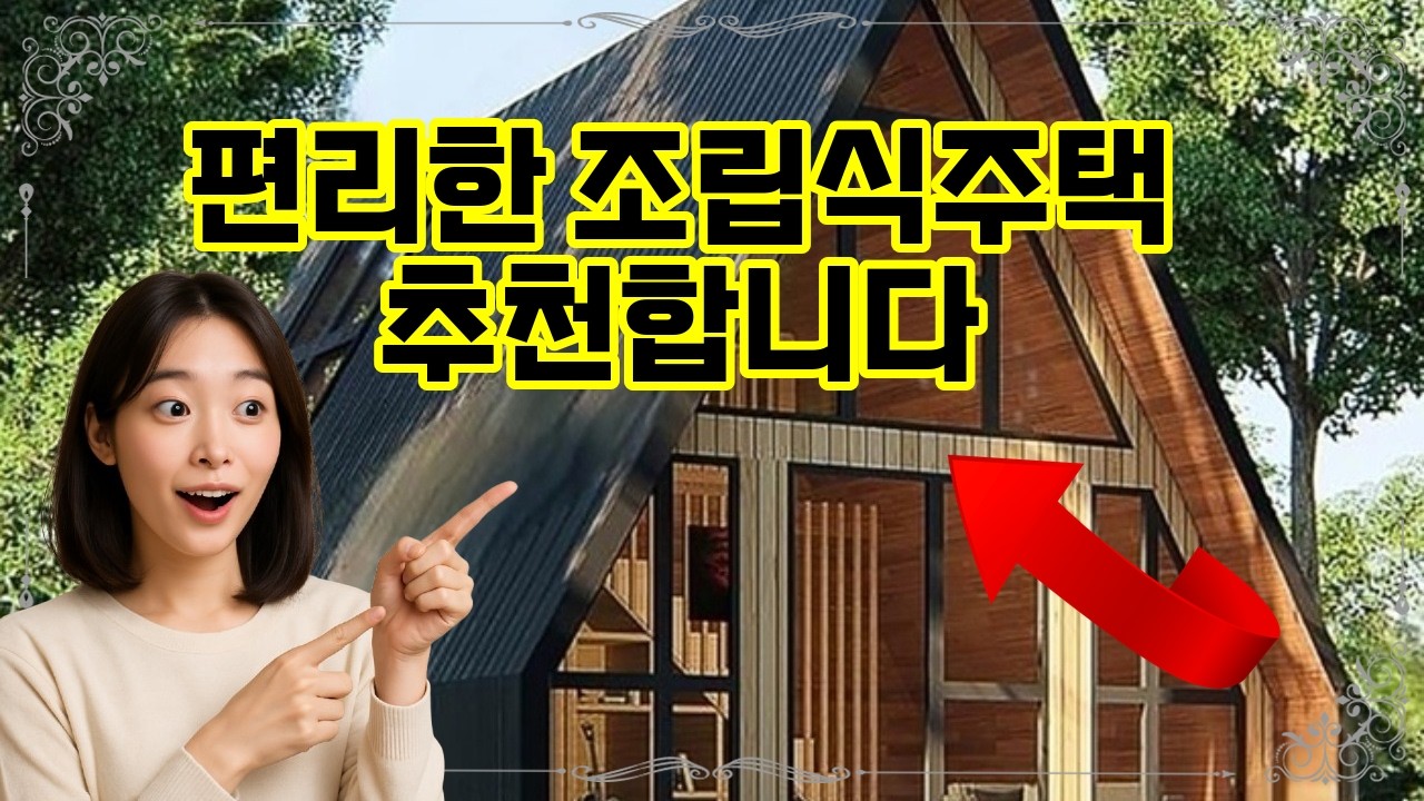 ❤️추천 조립식주택 🌿내 집처럼 따뜻한 모듈러 하우스, 쉽고 빠르게 조립하세요! 🏡