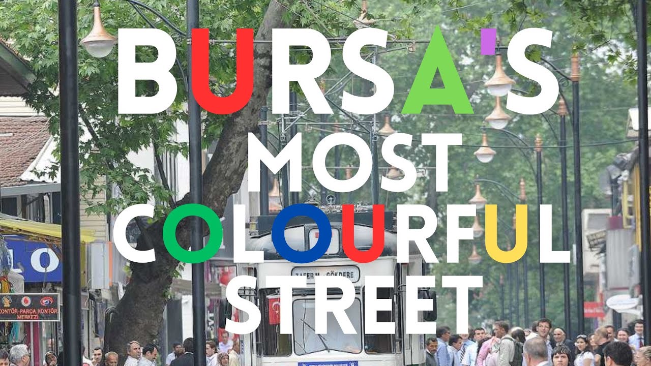 BURSA I Cumhuriyet Avenue | Relaxing Walking § Natural City Ambience & Music