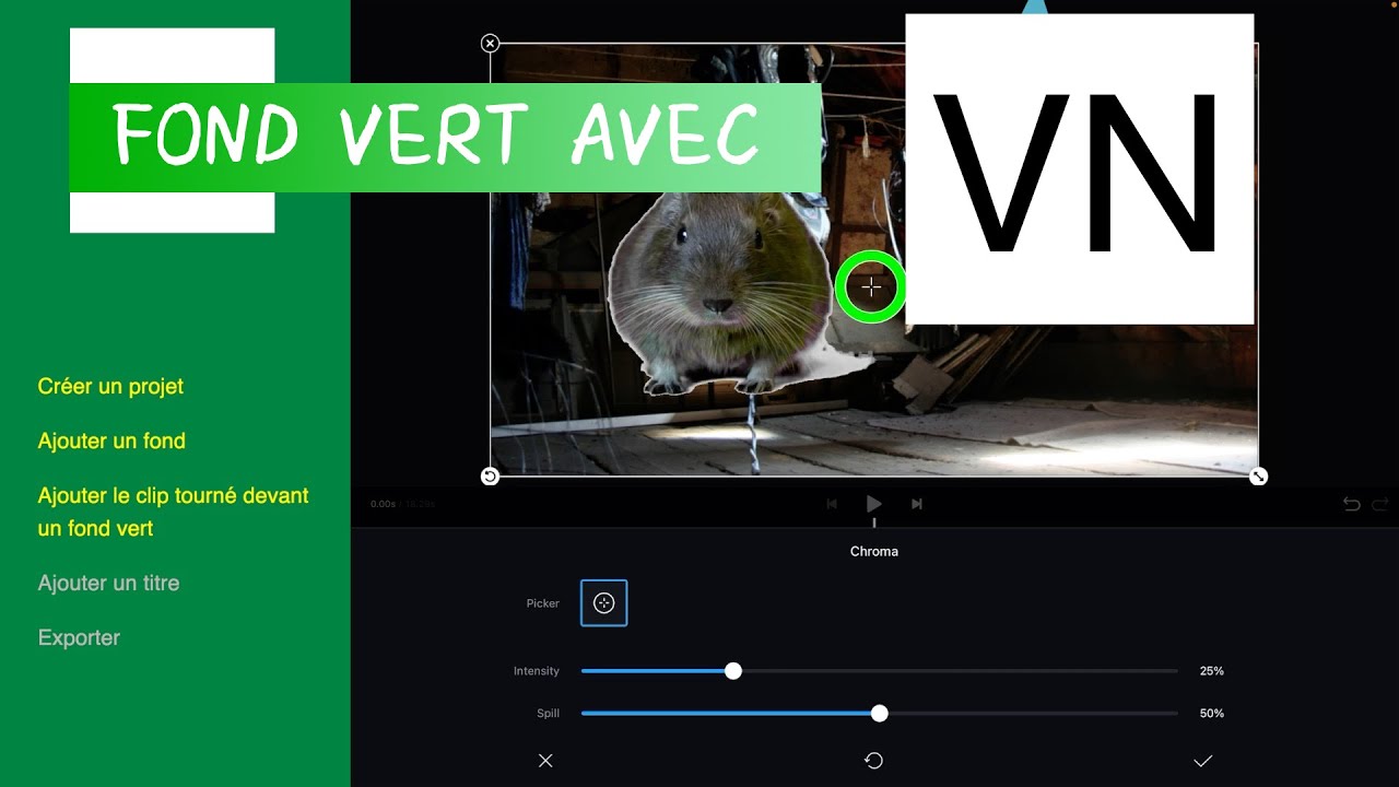 Fonds verts avec VN (Android & iOS / iPadOS)