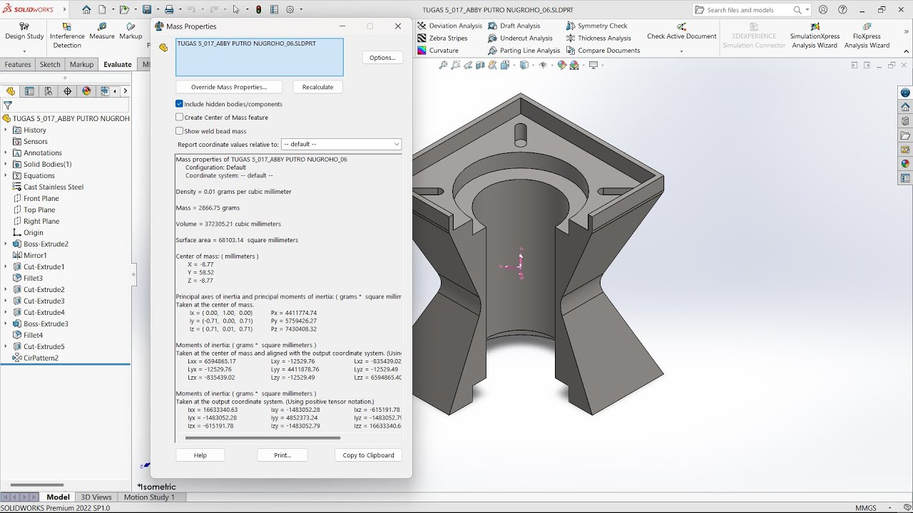 Tutorial How To Make Part Connector In Solidworks | CSWA Tutorial