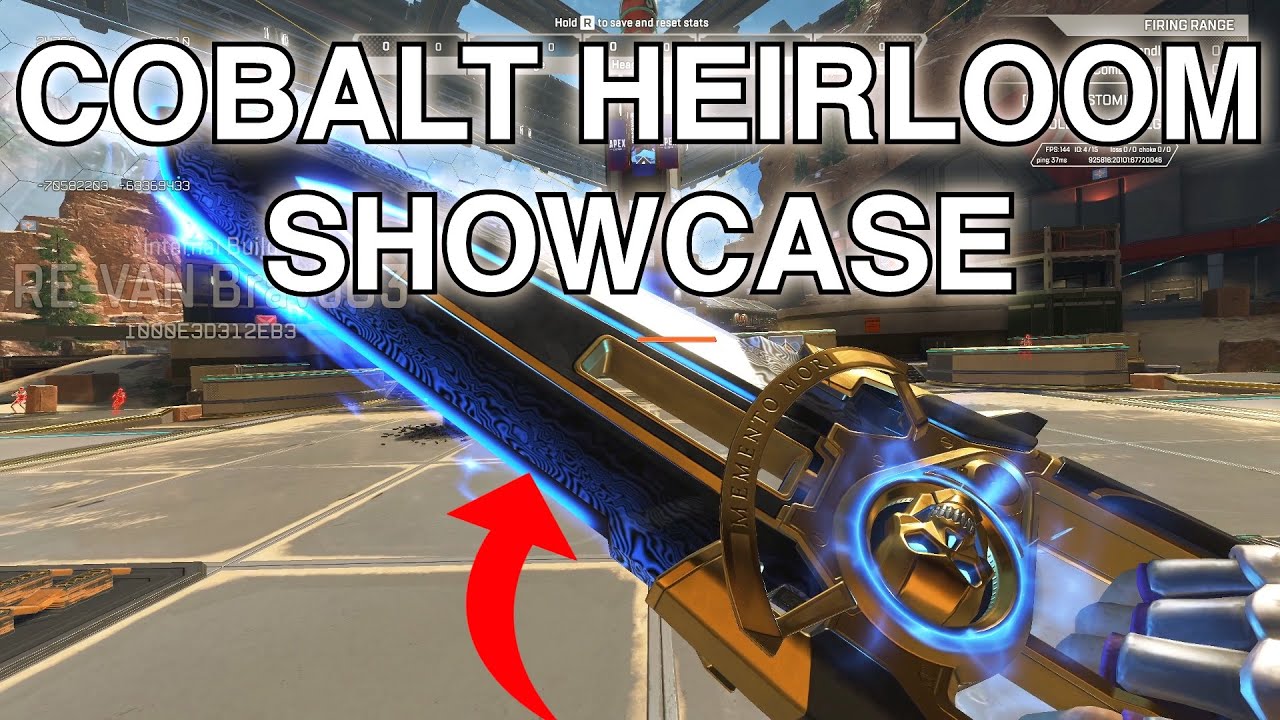 Cobalt Katar Heirloom Animations Showcase (Apex Legends Shadow Society Event)
