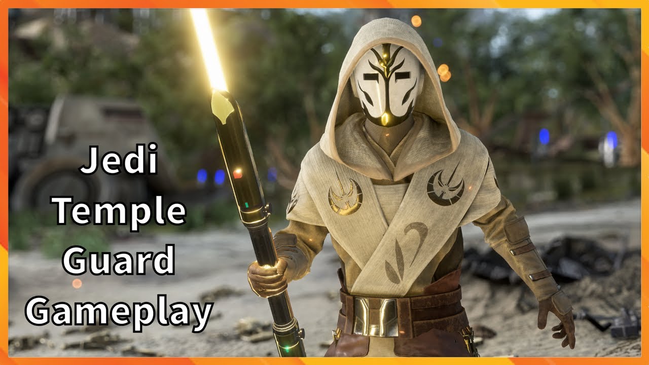 Jedi Temple Guard Gameplay Star Wars Battlefront 2