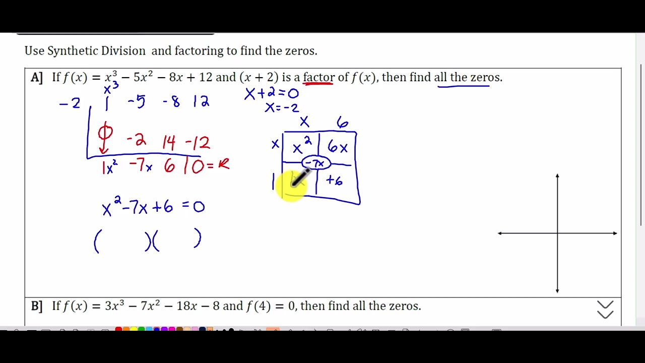 Solving Polynomials 2026 ex2 Find zeros