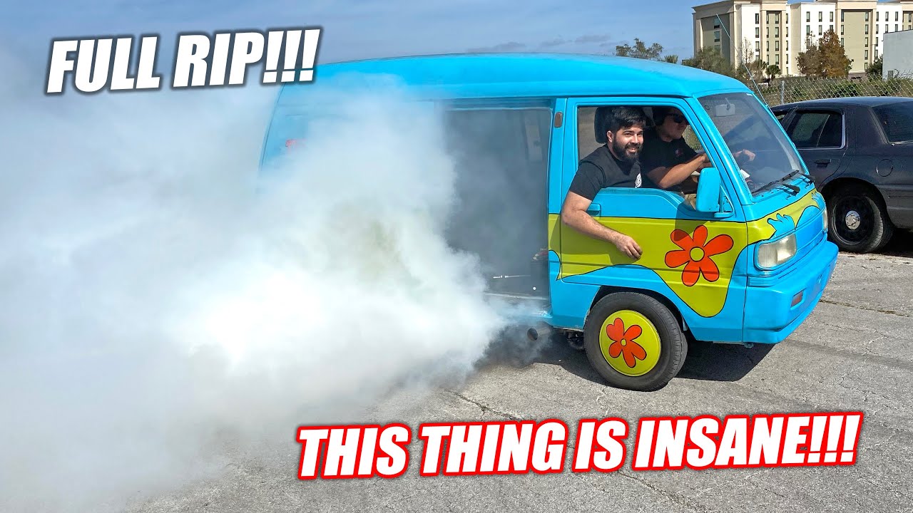 ROTARY Swapped Mystery Machine EP.5 SERIES FINALE - Cooper's First Rotary Micro Van BURNOUT!!!